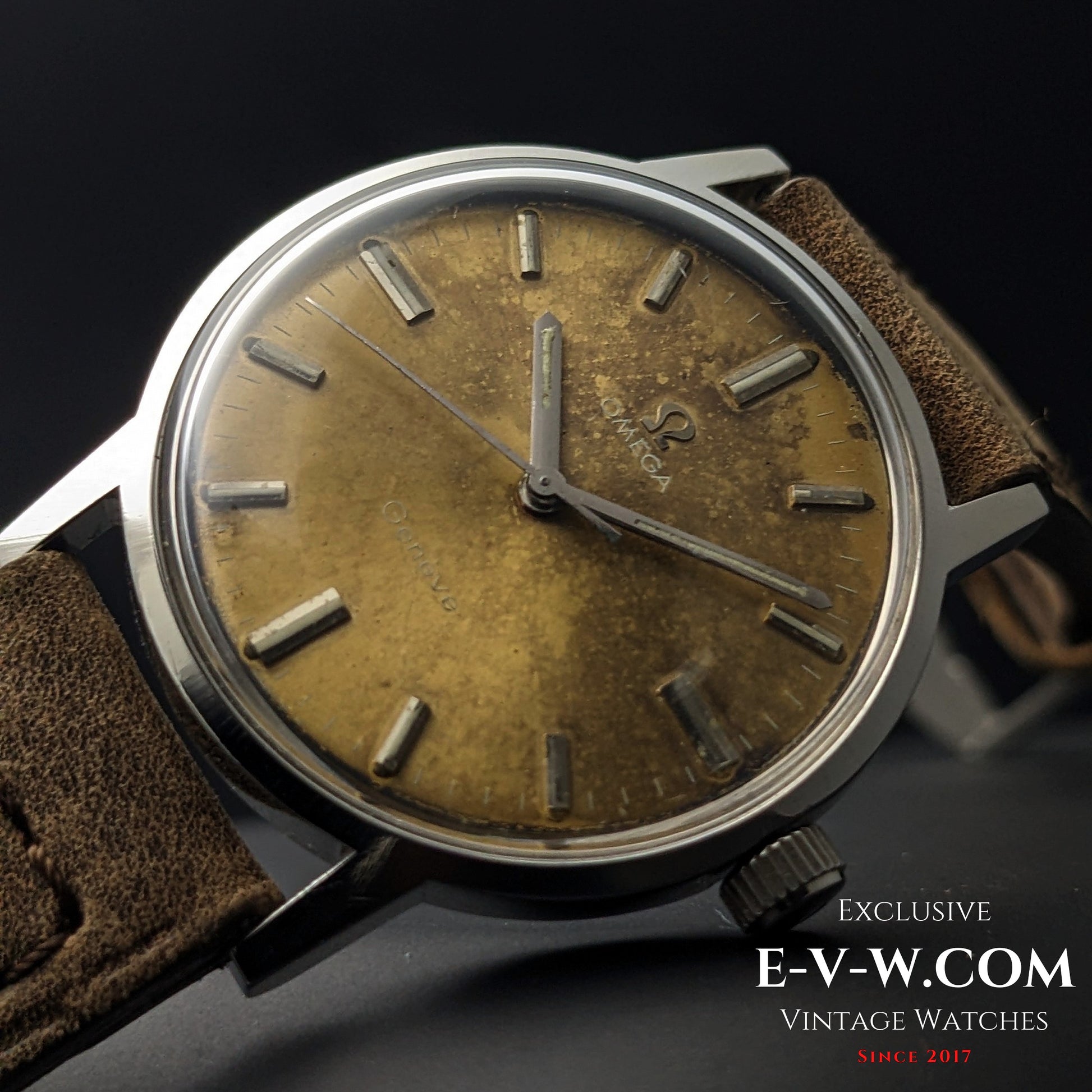 54 Years Old Vintage Omega Classic / Patina Dial / Ref. 135.070 / Cal. 601 / Vintage 1970