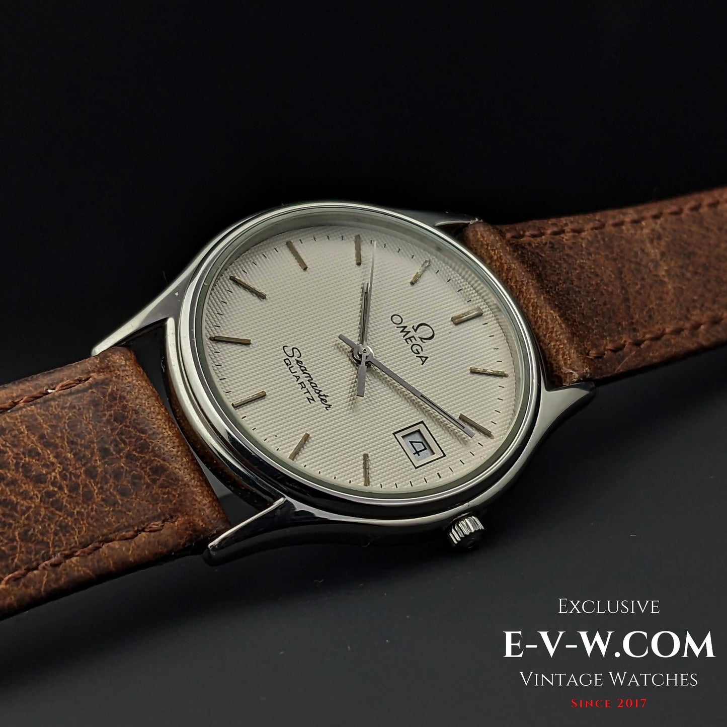 41 Years Old Vintage Omega Seamaster / Guilloche Dial / Cal. 1430 / Vintage 1982
