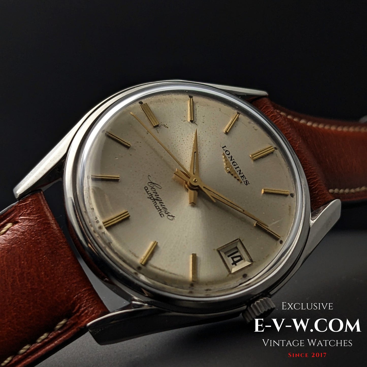 60 Years Old Vintage Longines Conquest Automatic / Ref. 7171 / Cal. 291 / Vintage 1965