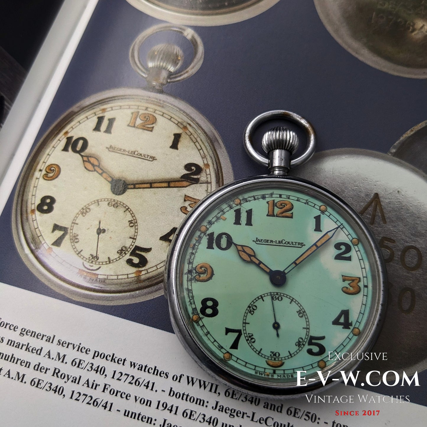Jaeger-LeCoultre British Army WWII Military G.S.T.P Broad Arrow / Cal. 467 / Vintage 1940 / Serviced