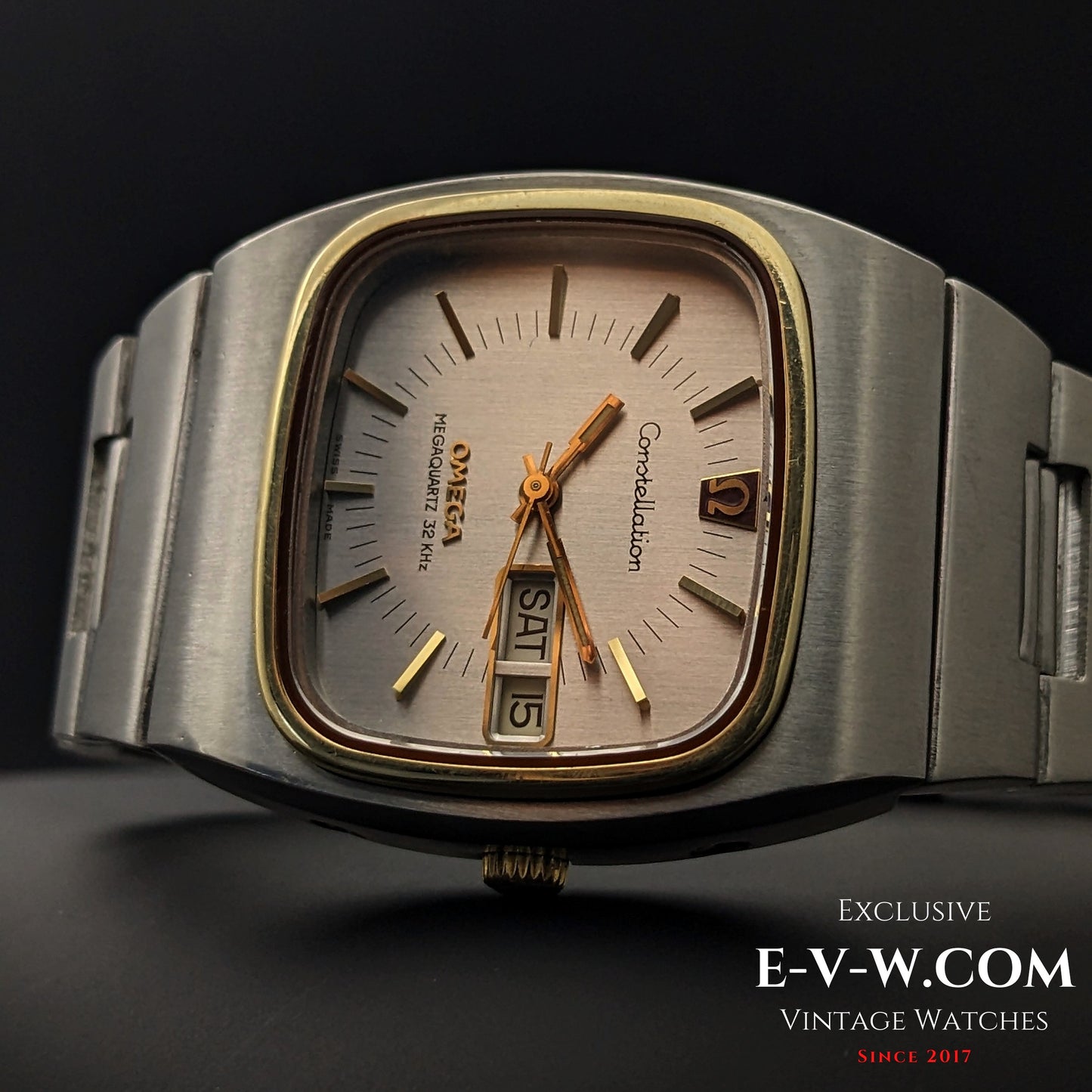 50 Years Old Vintage Omega Constellation MEGAQUARTZ 32 KHz / Ref. 196.0019 / Cal.1310 / Vintage 1975