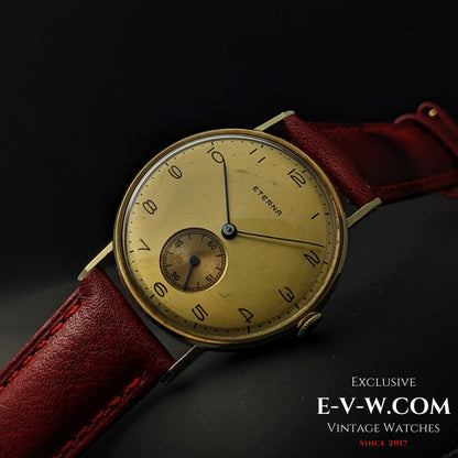 84 Years Old Vintage Eterna 14K Gold / WWII / Cal. 1020 / Vintage 1941