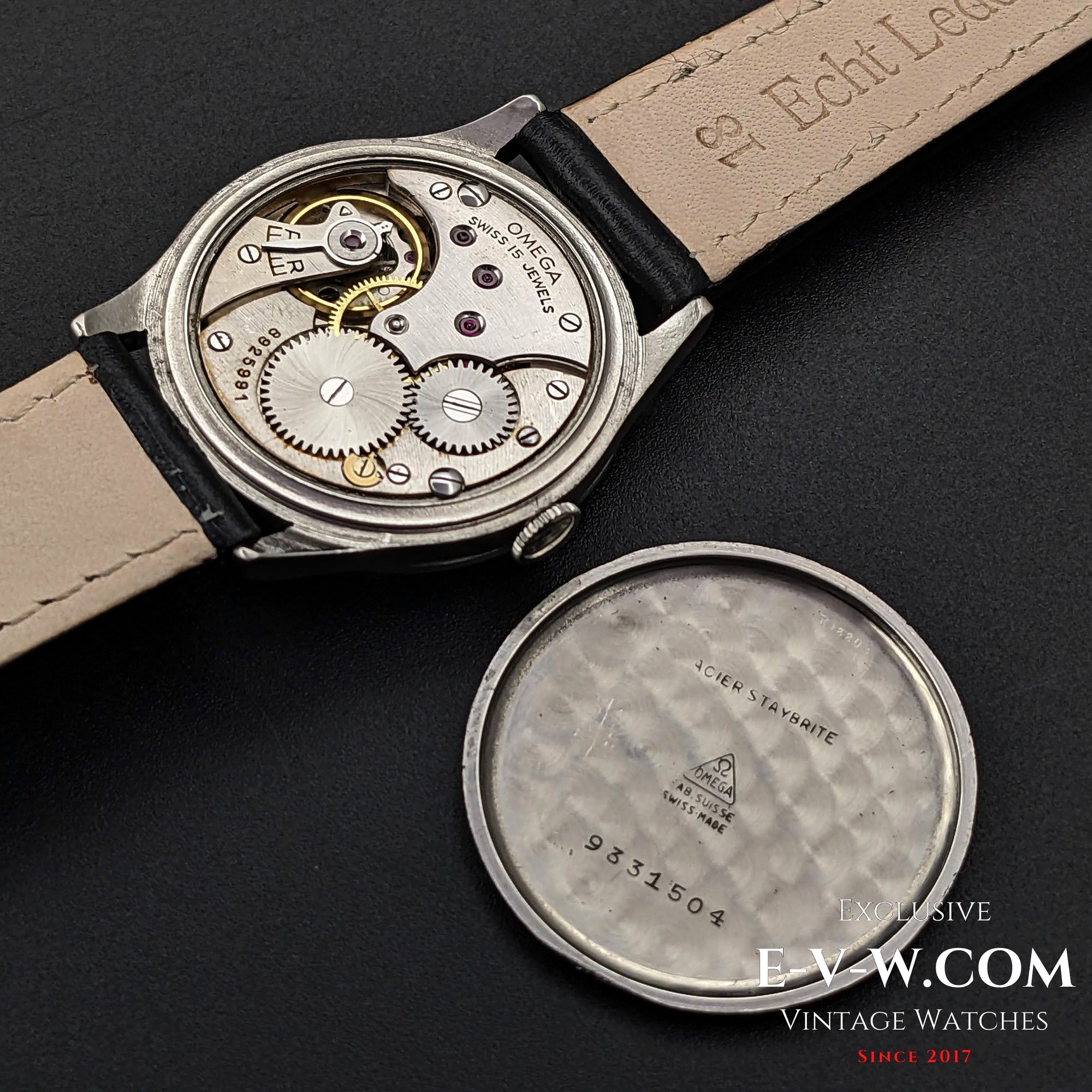 88 Years Old Vintage Omega FAB SUISSE / Cal. 26.5SOBT2 / Vintage 1935