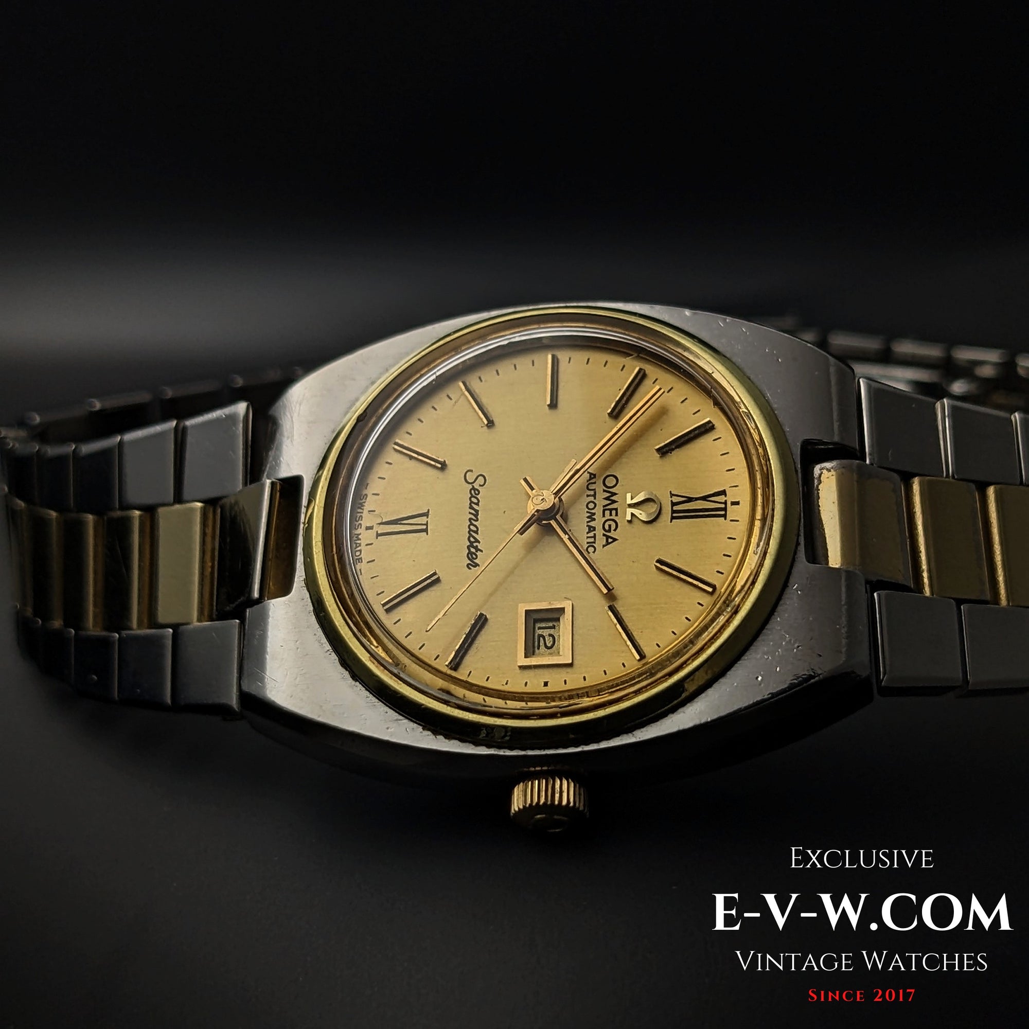 Vintage Omega Lady Seamaster Automatic / Steel Gold / Ref. 766.0818 / Cal. 684 / Vintage 1974