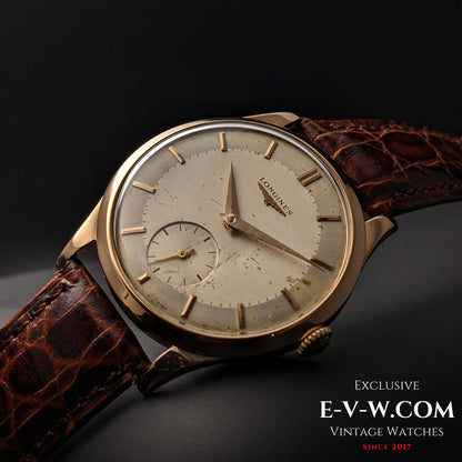 65 Years Old Vintage Longines Classic 18K Pink Gold / Cal. 30L / Vintage 1959