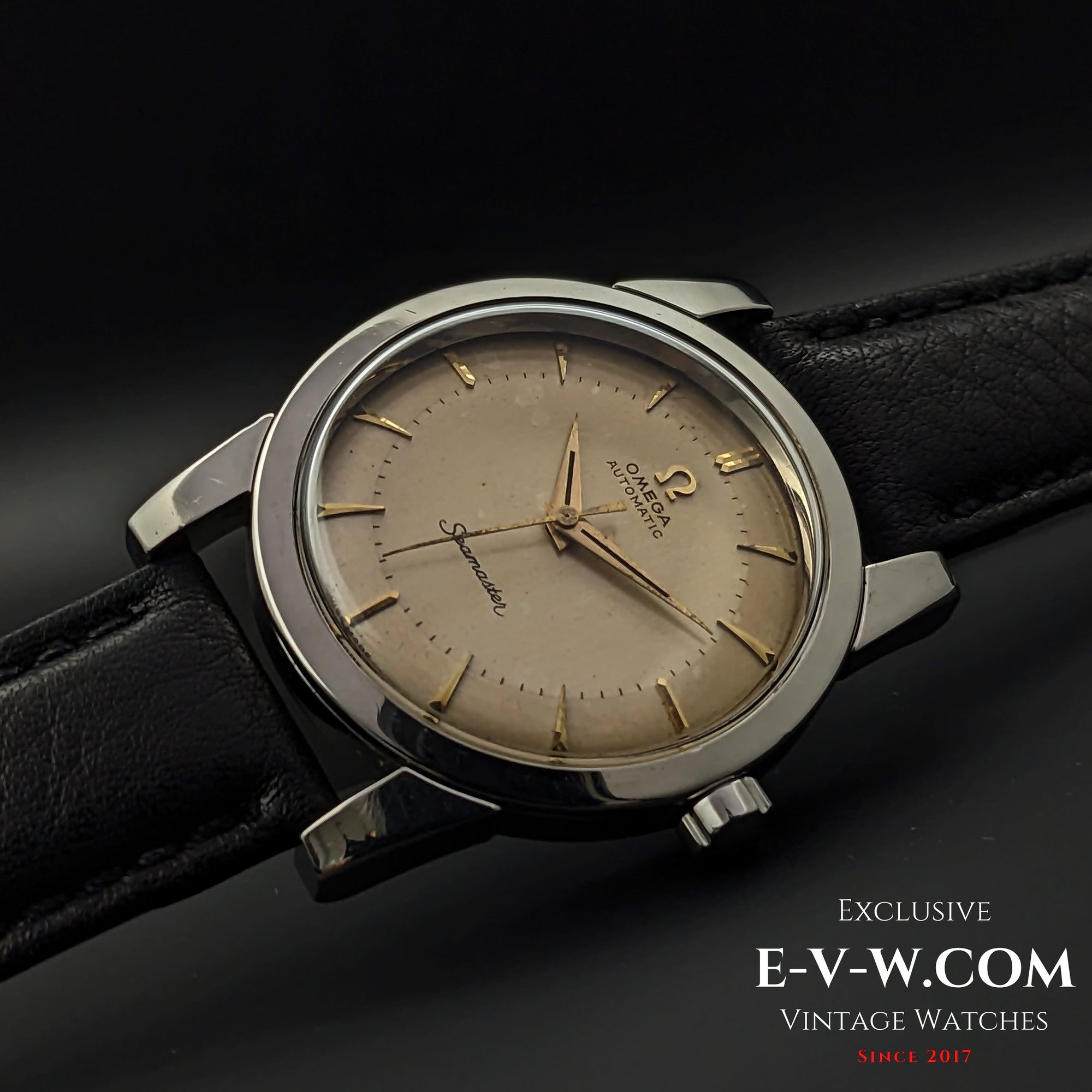 70 Jahre alte Vintage Omega Seamaster Bumper Automatic Ref. 2577 / Kal. 354, Baujahr 1954