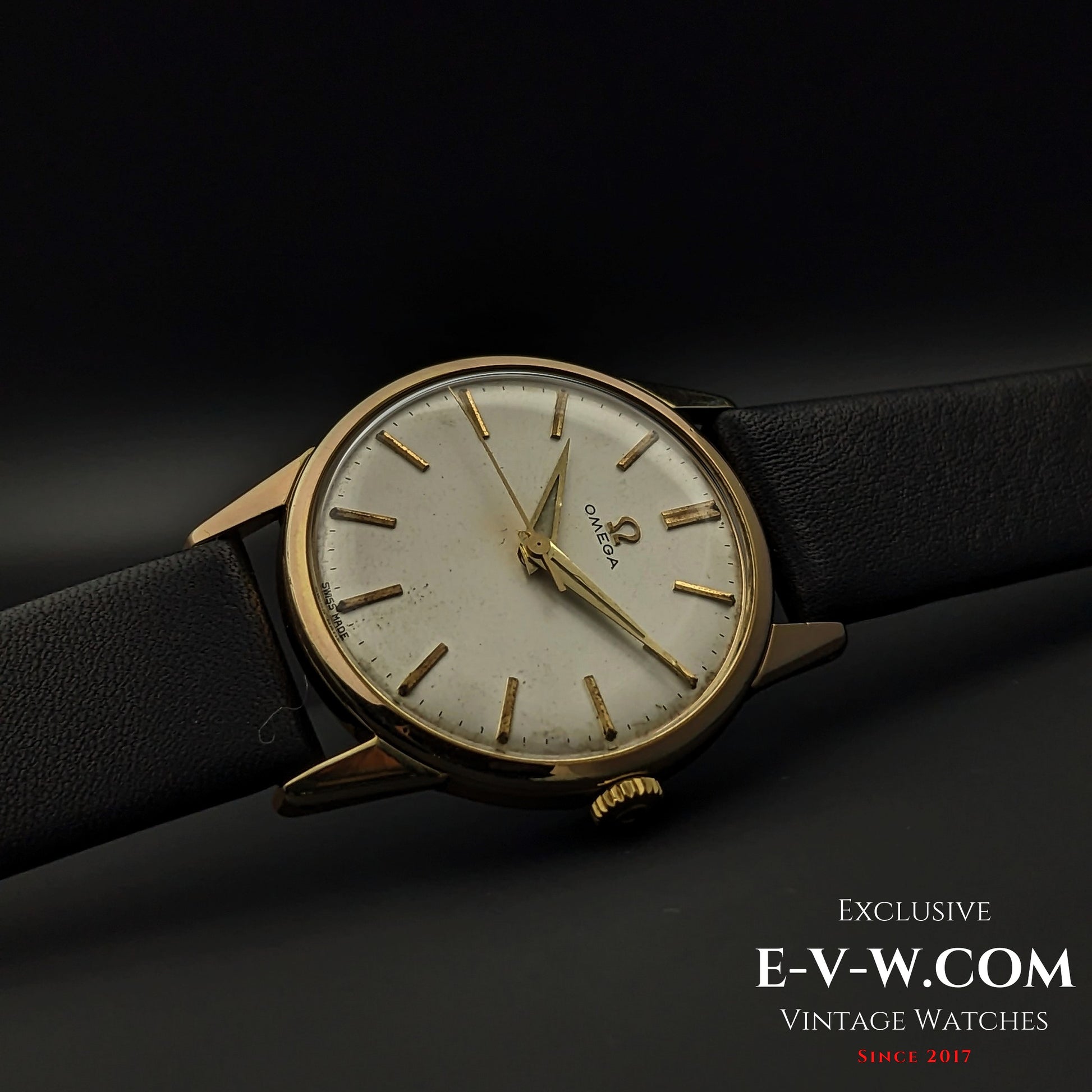 63 Years Old Vintage Omega Gold plated / Ref. 14395 61 SC / Cal. 285 (30T2) / Vintage 1961