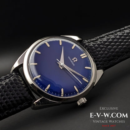 65 Years Old Vintage Omega Blue Ref. 2910-5 SC / Cal. 284 (30T2 family) / Vintage 1958