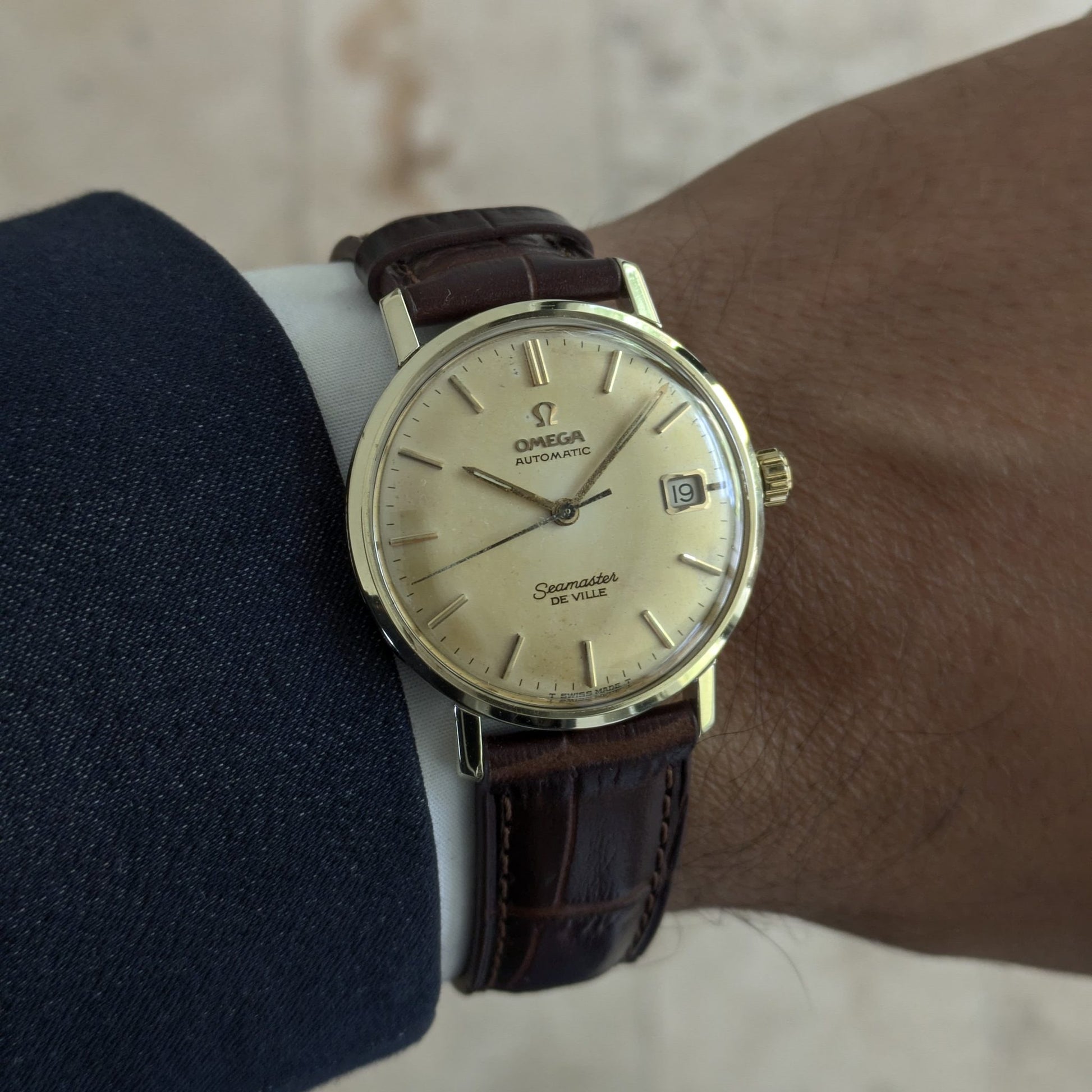 61 Years Old Omega Seamaster De Ville Automatic / Ref 166020 / Vintage 1965 Watch / Cal 562 Movement / Serviced vintage watch
