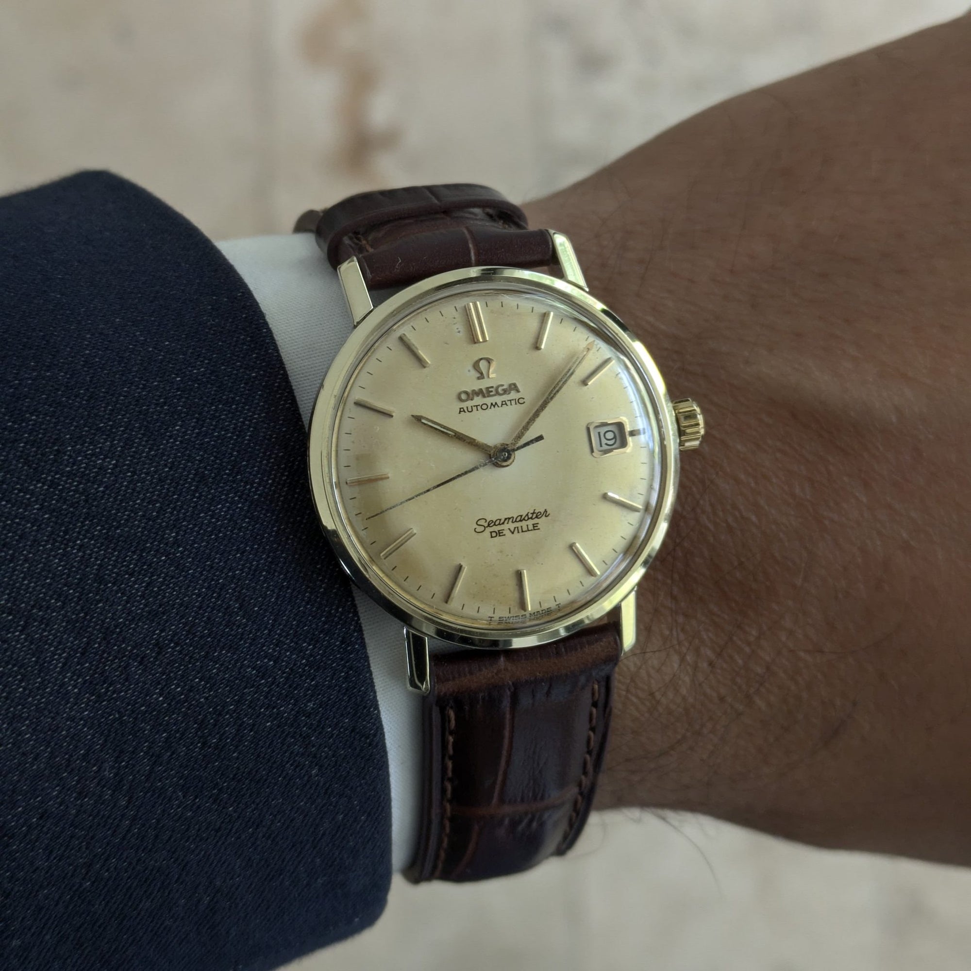61 Years Old Omega Seamaster De Ville Automatic / Ref 166020 / Vintage 1965 Watch / Cal 562 Movement / Serviced vintage watch