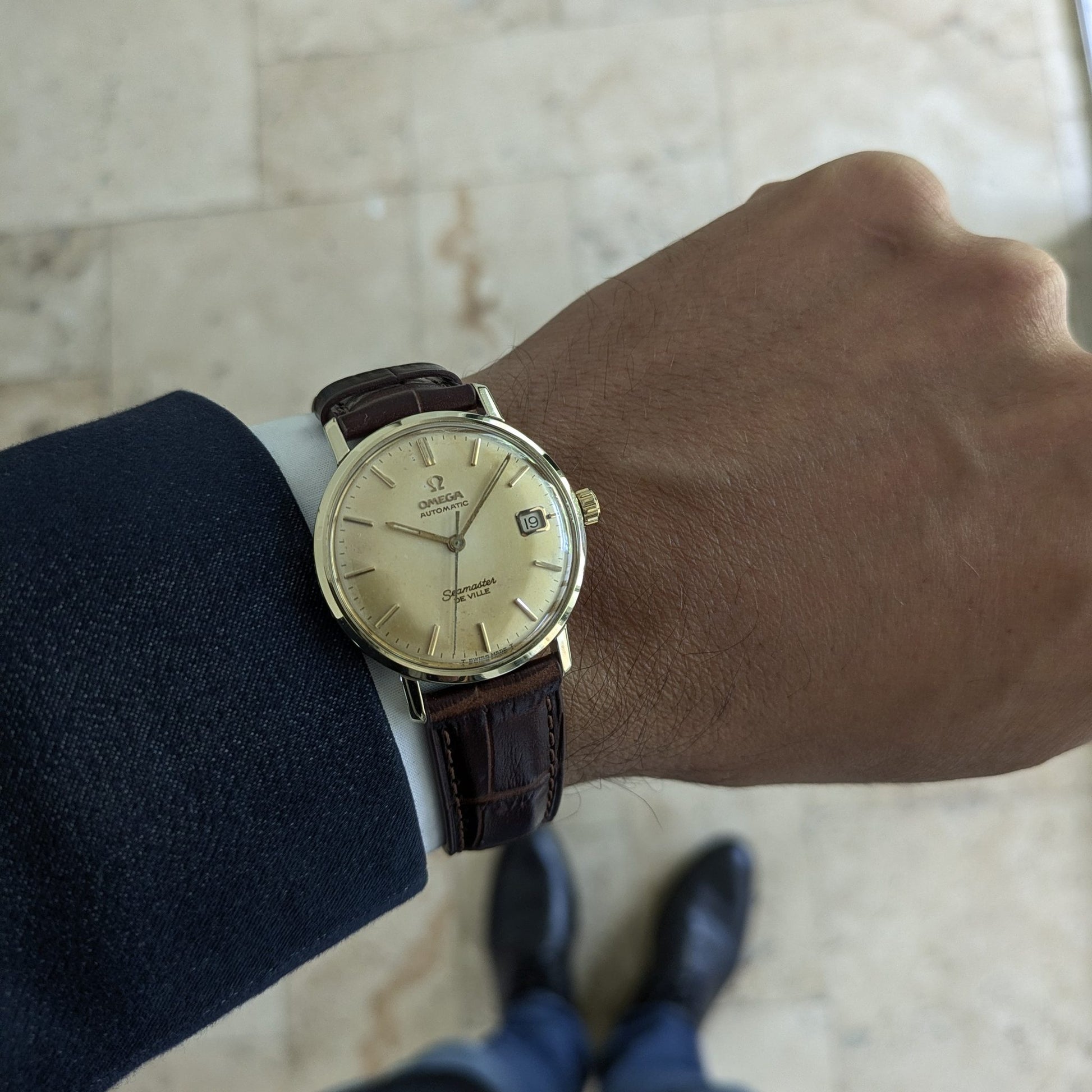 61 Years Old Omega Seamaster De Ville Automatic / Ref 166020 / Vintage 1965 Watch / Cal 562 Movement / Serviced vintage watch