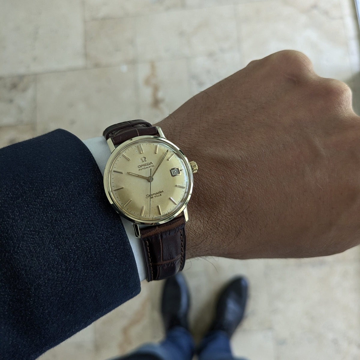 61 Years Old Omega Seamaster De Ville Automatic / Ref 166020 / Vintage 1965 Watch / Cal 562 Movement / Serviced vintage watch