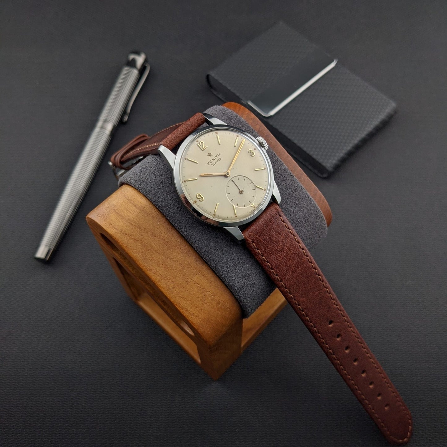 66 Years Old / Zenith Sporto / Vintage 1960 Watch / Cal 40 Movement / Serviced vintage watch