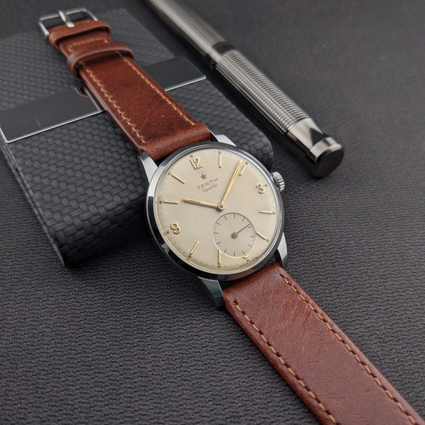 66 Years Old / Zenith Sporto / Vintage 1960 Watch / Cal 40 Movement / Serviced vintage watch