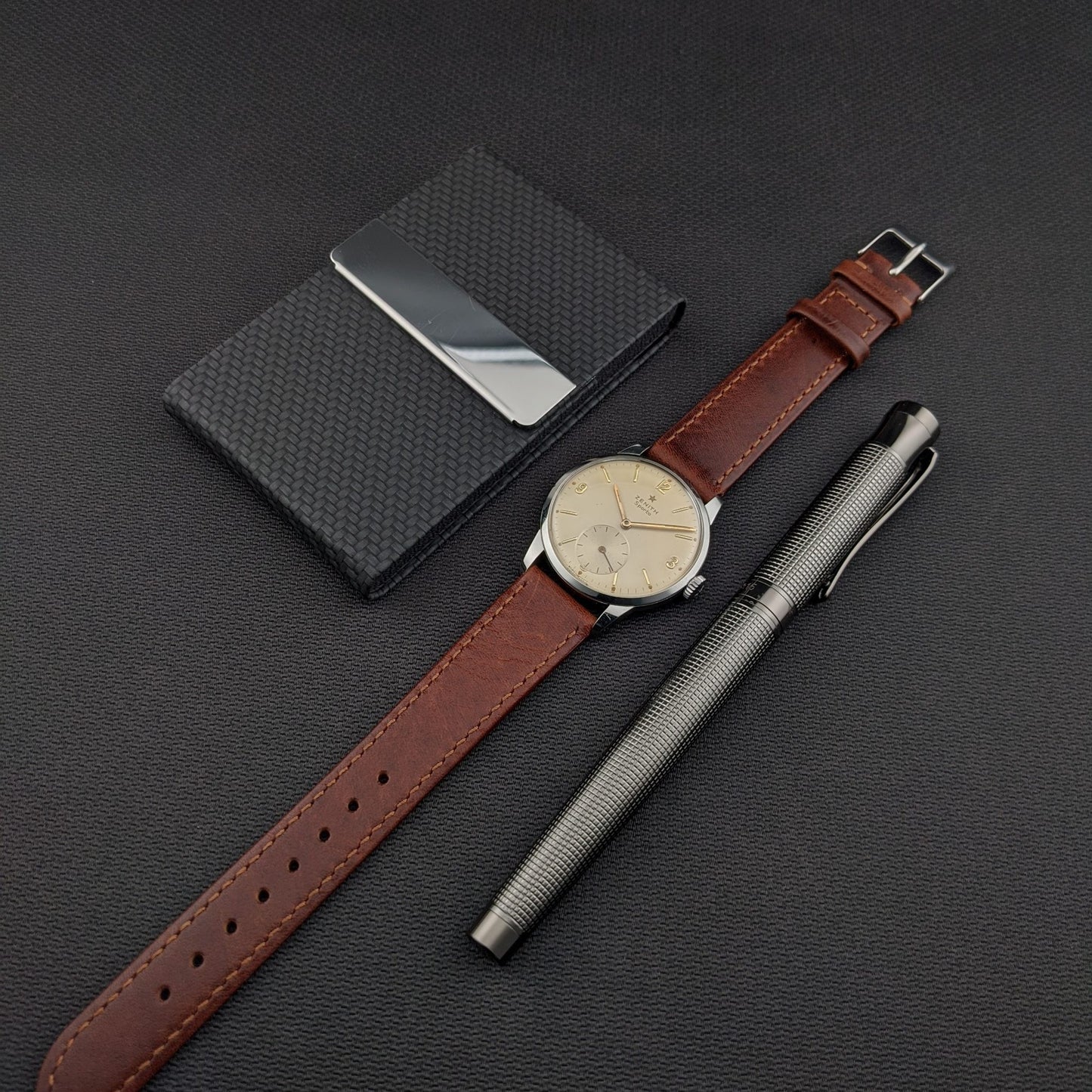 66 Years Old / Zenith Sporto / Vintage 1960 Watch / Cal 40 Movement / Serviced vintage watch