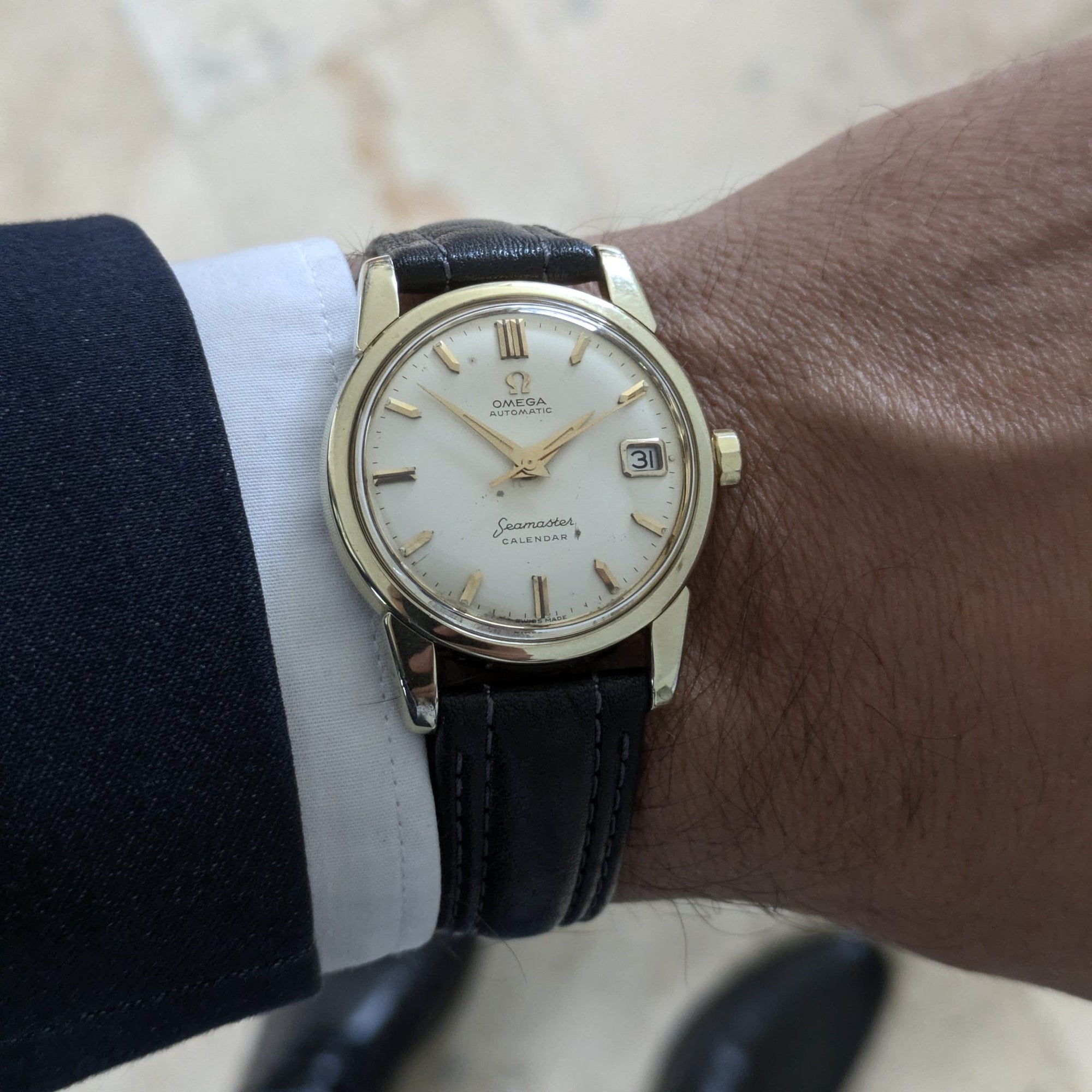 67 Years Old / Omega Seamaster Calendar / Ref 2849 11 SC / Vintage 1959 Watch / Cal 503 Movement / Serviced vintage watch