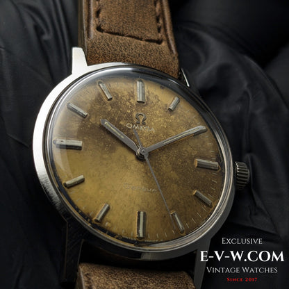 54 Years Old Vintage Omega Classic / Patina Dial / Ref. 135.070 / Cal. 601 / Vintage 1970