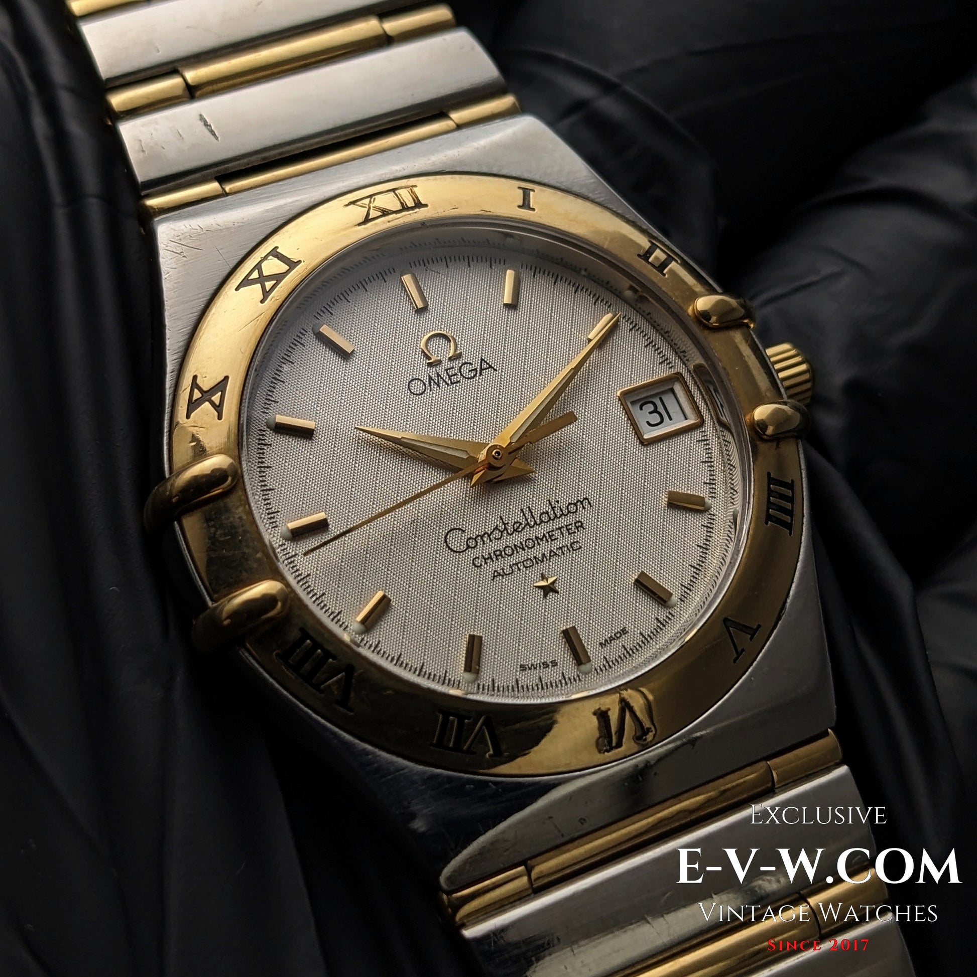 Omega Constellation Automatic / Gold - Steel / Ref. 1202.30.00 / Cal. 1120