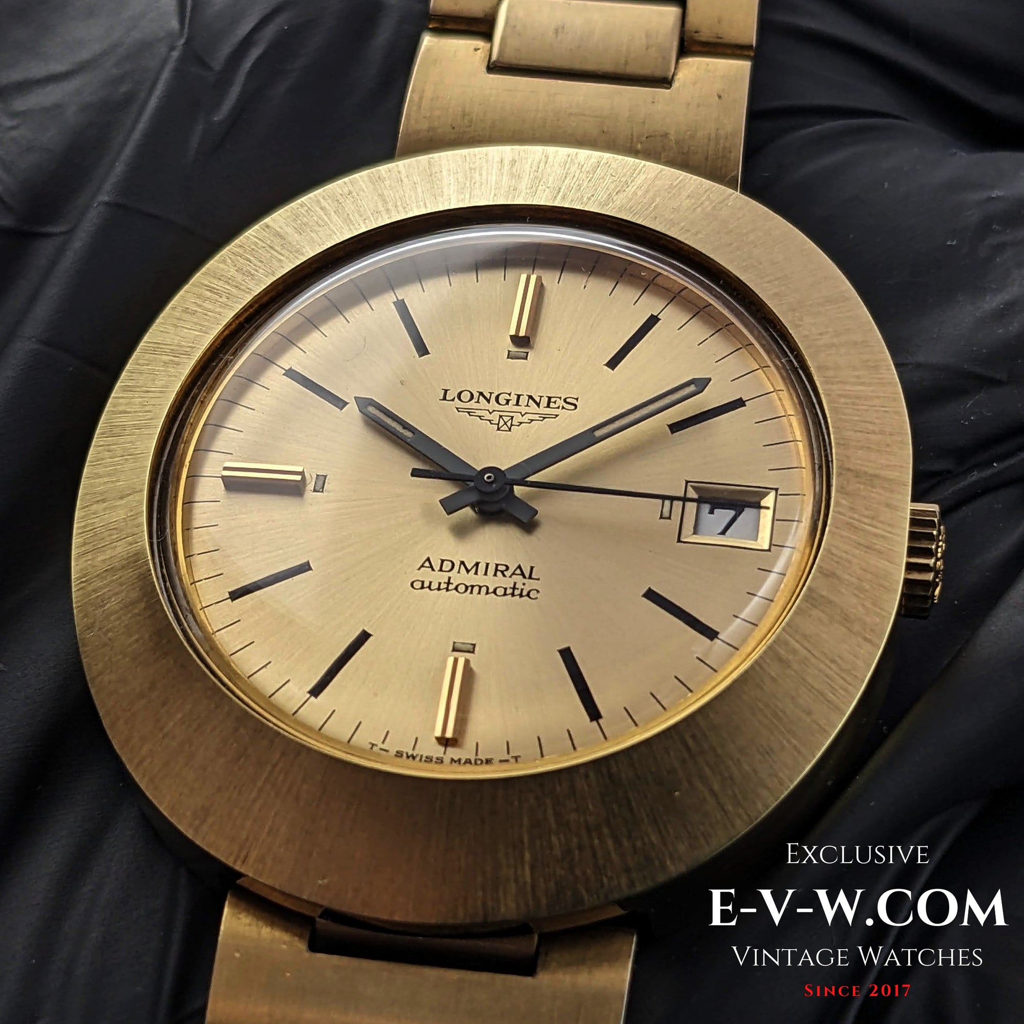 54 Years Old Vintage Longines Admiral 5 Stars / UFO DISCO / Cal. 431 / Vintage 1970