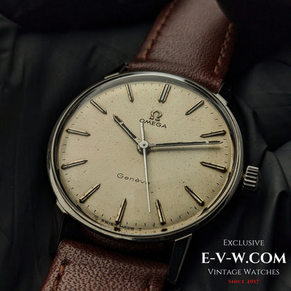 58 Years Old Vintage Omega Geneve Seamaster / ref. 135.011 / Cal. 601 / Vintage 1967