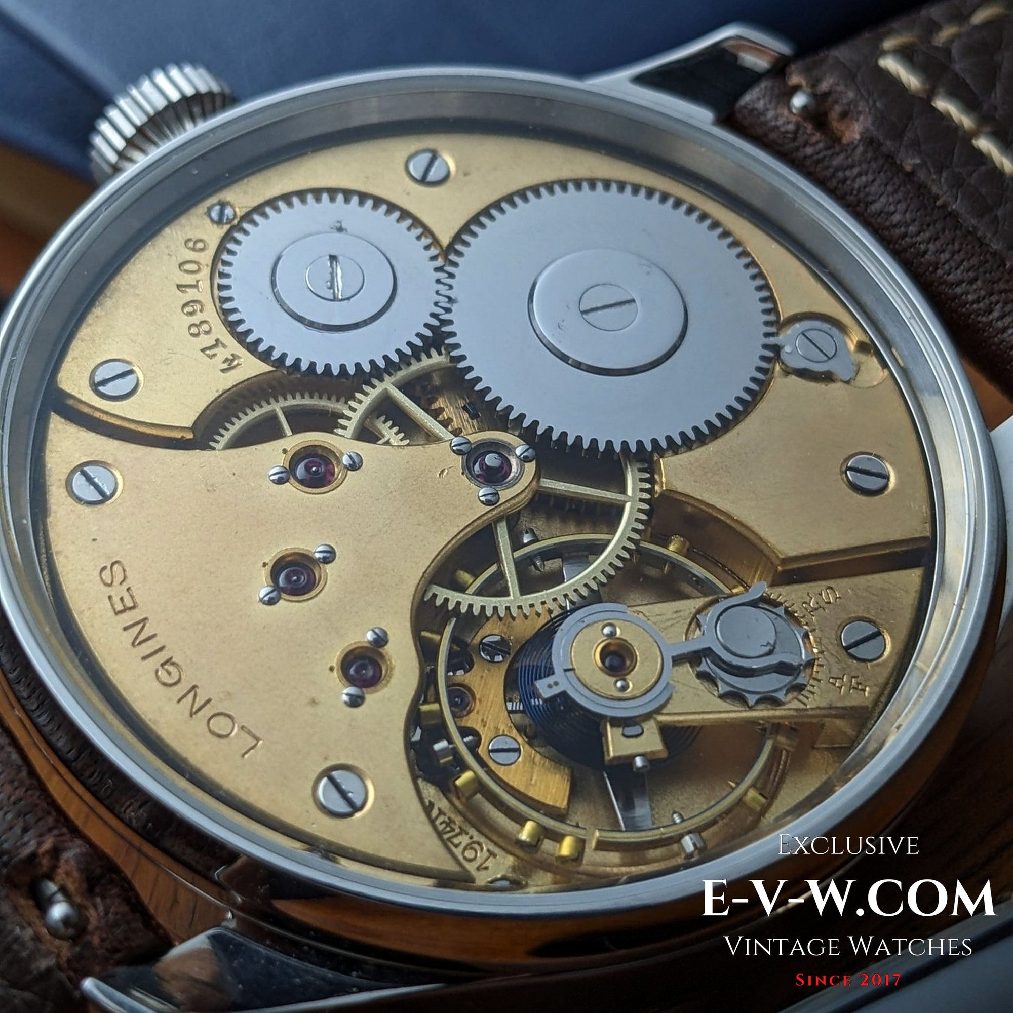Longines Jumbo | Movimento per orologio da tasca | Cal. 19.74N | Antico 1928 | Revisionato