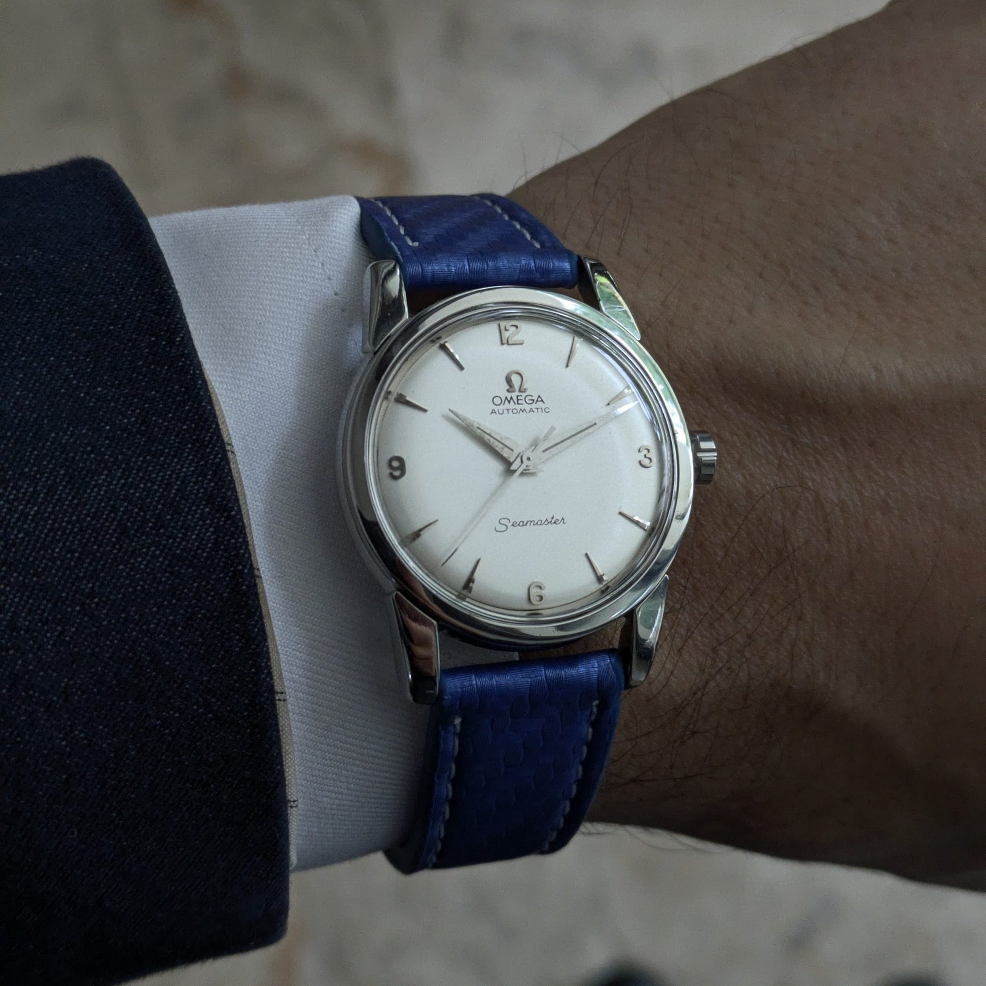 70 Years Old / Omega Seamaster / Ref 2846 4 SC / Vintage 1956 Watch / Cal 500 Movement / Serviced vintage watch