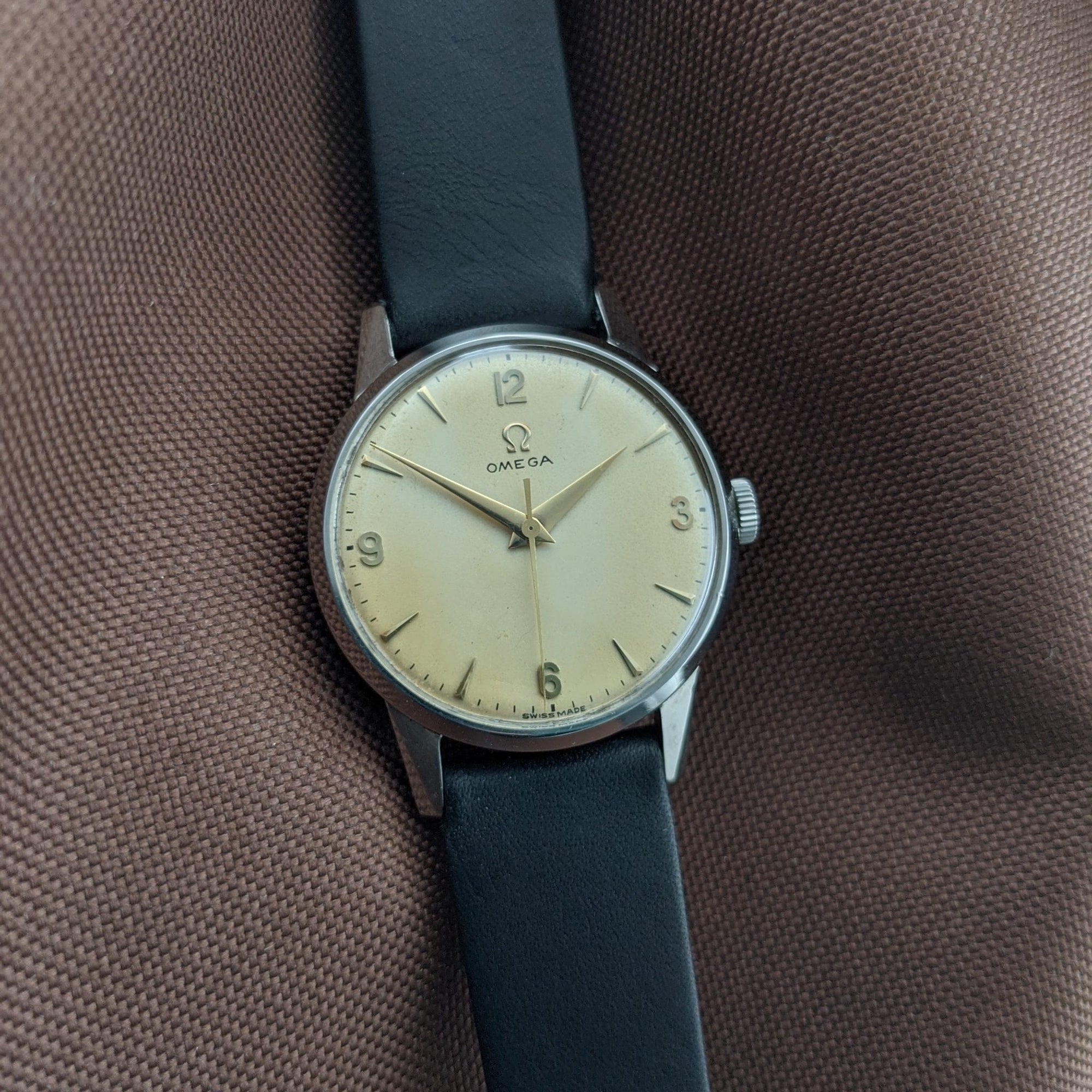 74 Years Old / Omega / Ref 2496 12 SC / Vintage 1952 Watch / Cal 283 Movement / Serviced vintage watch
