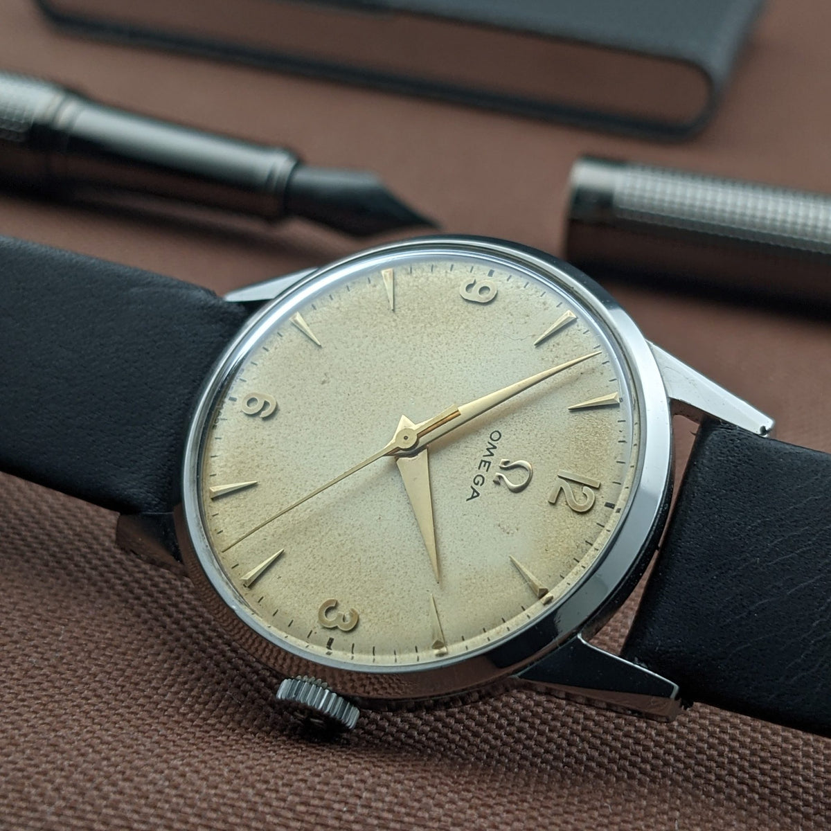 74 Years Old / Omega / Ref 2496 12 SC / Vintage 1952 Watch / Cal 283 Movement / Serviced vintage watch