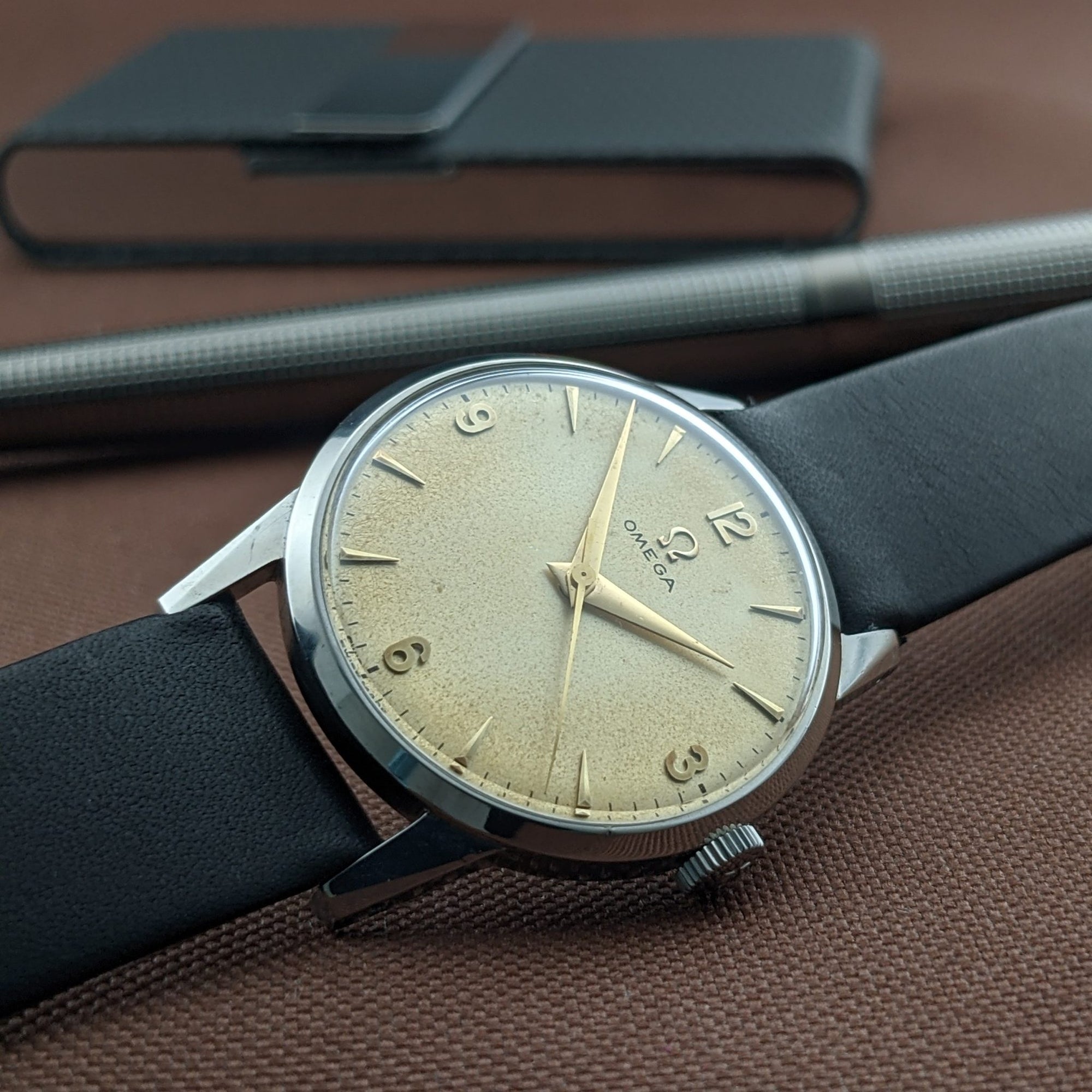 74 Years Old / Omega / Ref 2496 12 SC / Vintage 1952 Watch / Cal 283 Movement / Serviced vintage watch