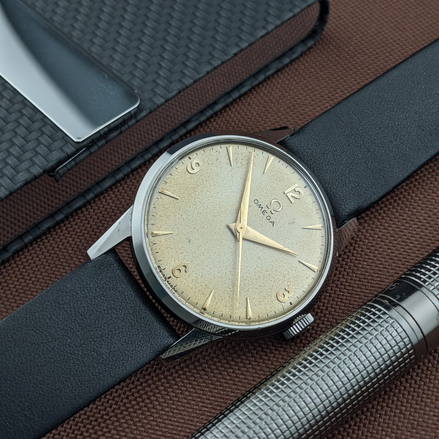 74 Years Old / Omega / Ref 2496 12 SC / Vintage 1952 Watch / Cal 283 Movement / Serviced vintage watch