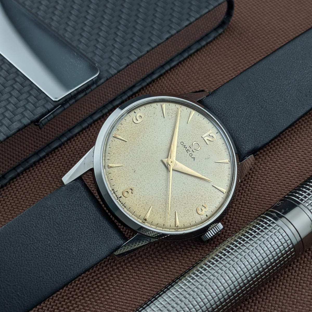 74 Years Old / Omega / Ref 2496 12 SC / Vintage 1952 Watch / Cal 283 Movement / Serviced vintage watch