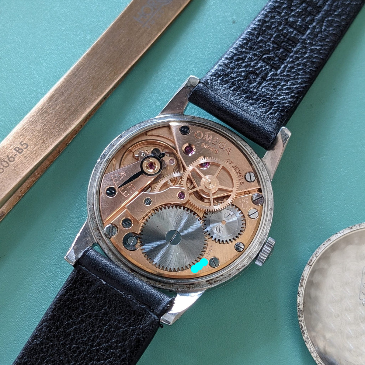 74 Years Old / Omega / Ref 2496 12 SC / Vintage 1952 Watch / Cal 283 Movement / Serviced vintage watch