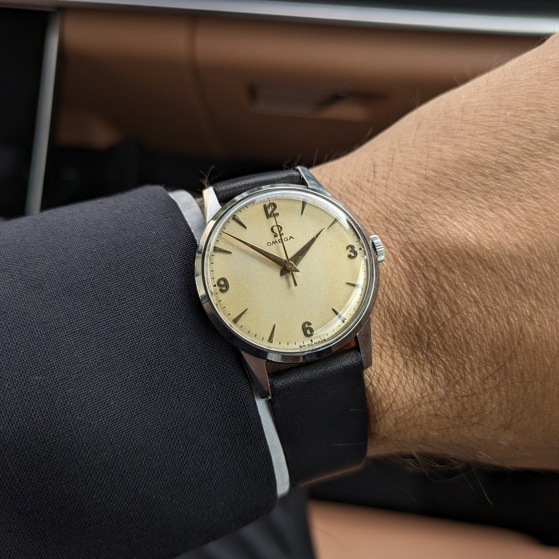 74 Years Old / Omega / Ref 2496 12 SC / Vintage 1952 Watch / Cal 283 Movement / Serviced vintage watch