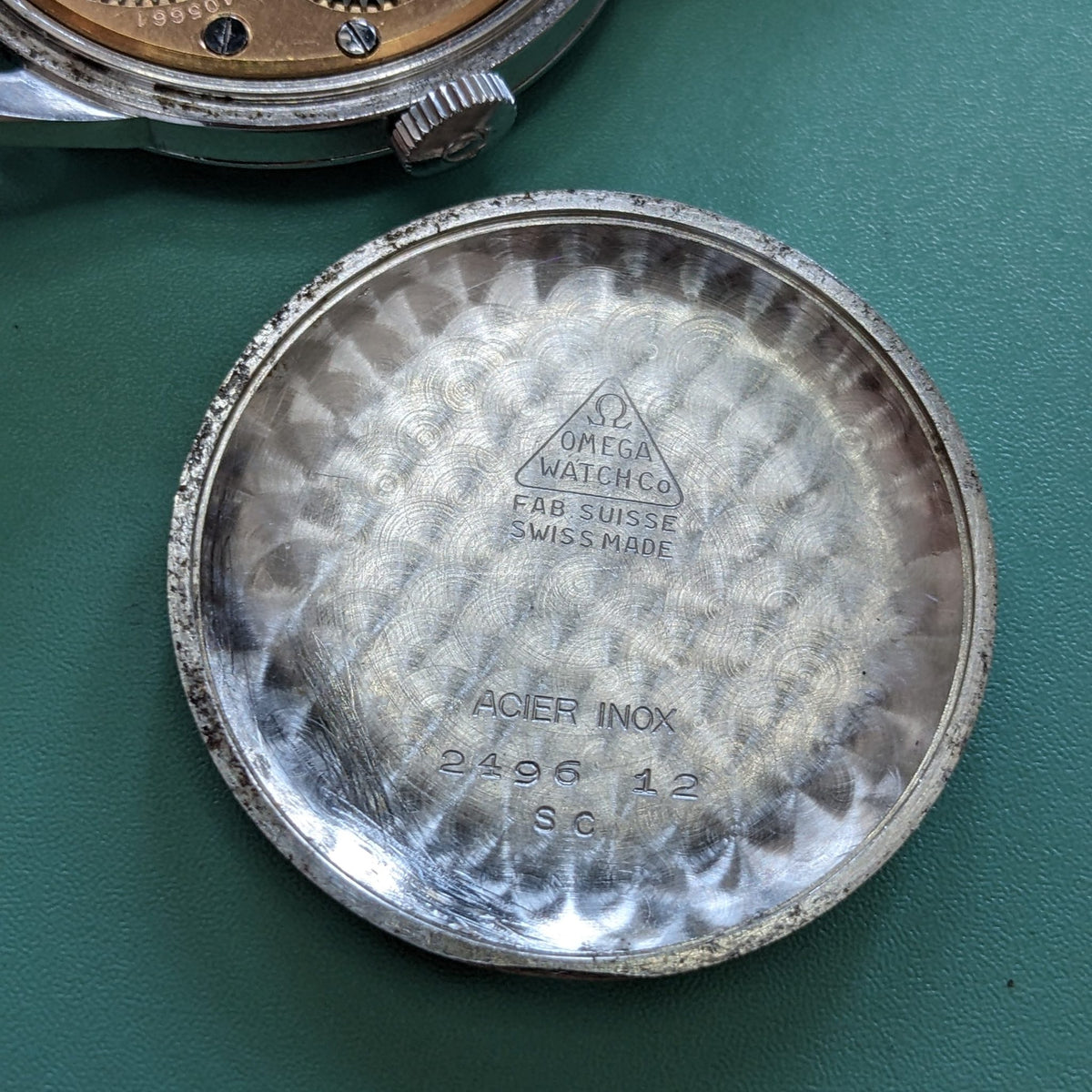 74 Years Old / Omega / Ref 2496 12 SC / Vintage 1952 Watch / Cal 283 Movement / Serviced vintage watch