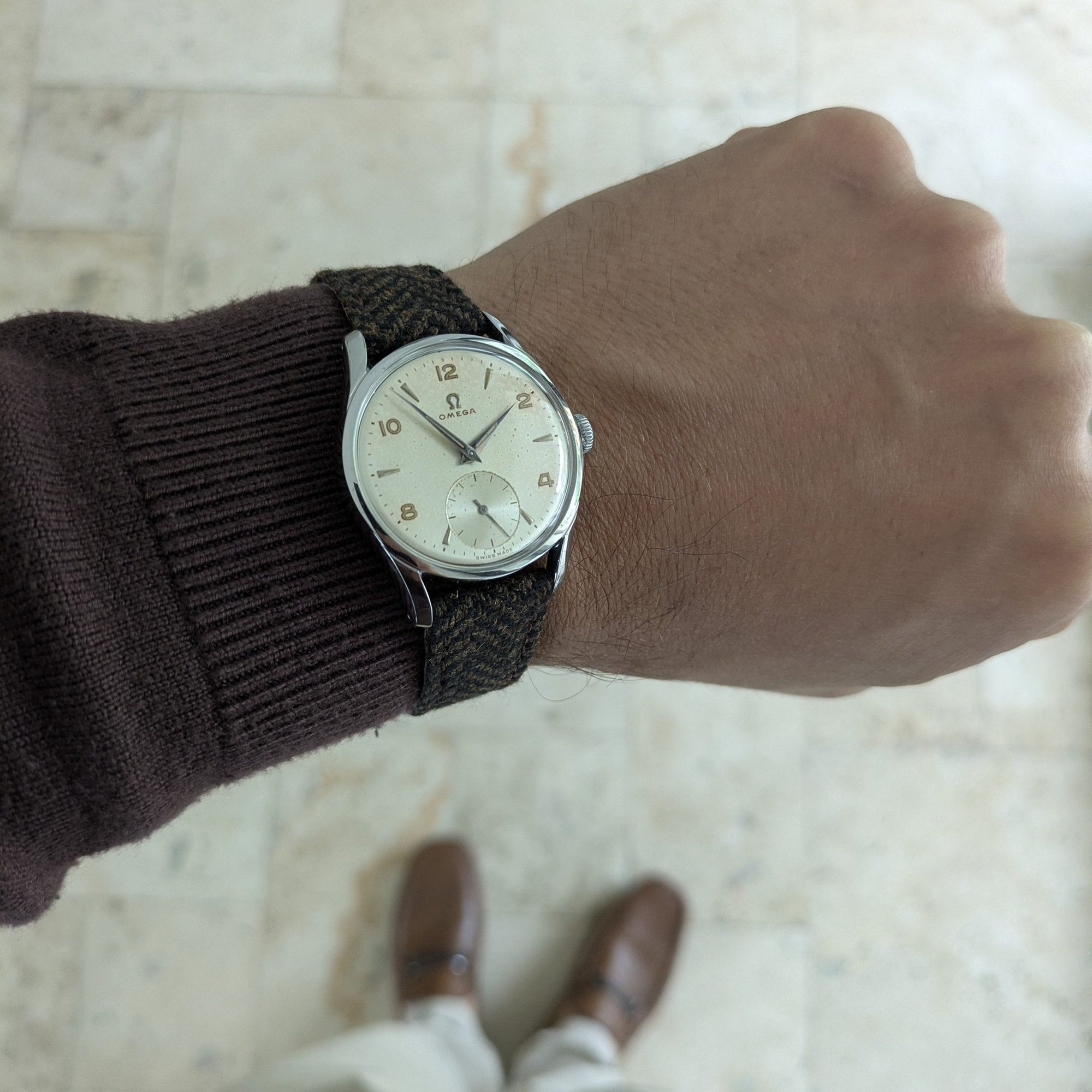 76 Years Old / Omega / Ref 2639-1 / Vintage 1950 Watch / Cal 265 Movement / Serviced vintage watch