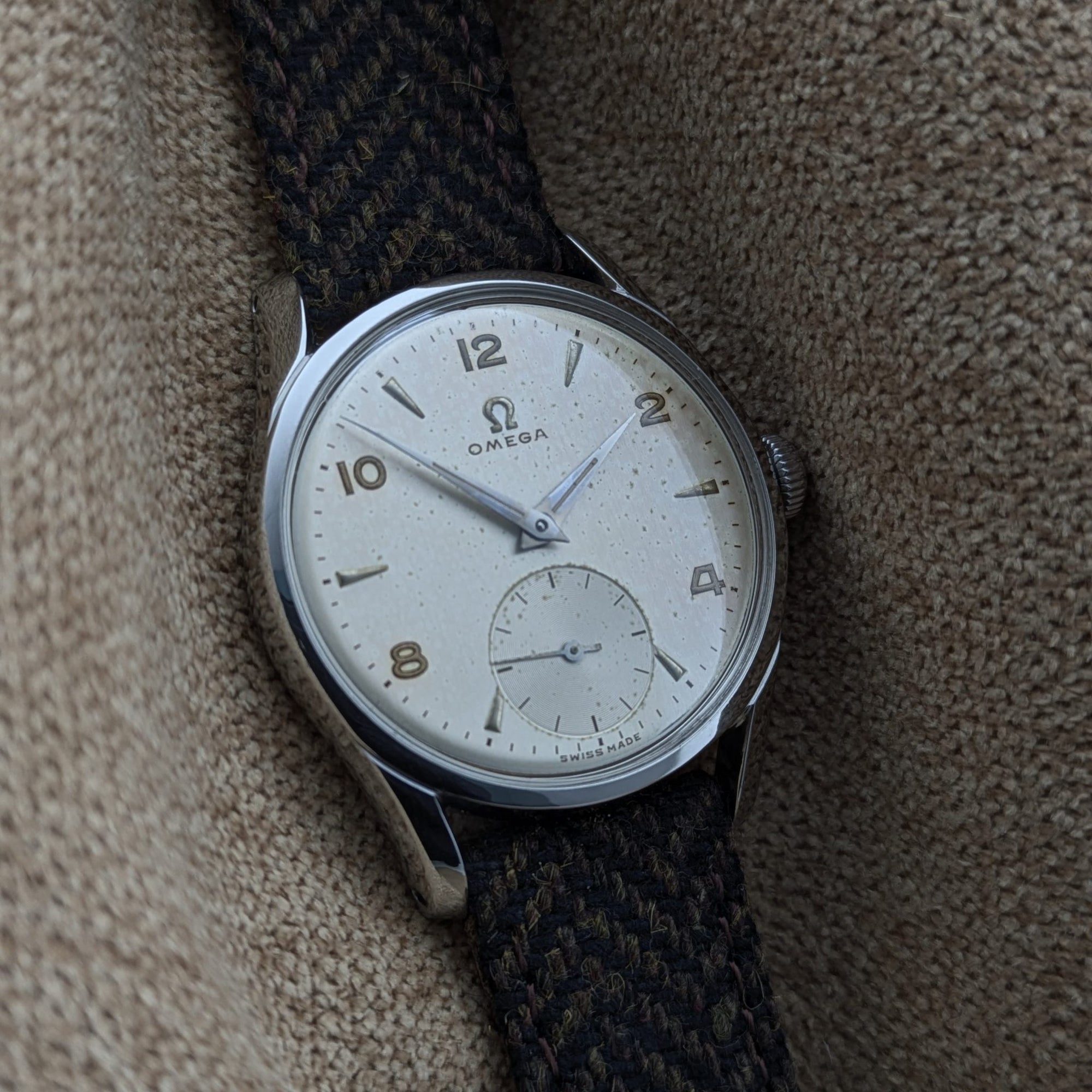76 Years Old / Omega / Ref 2639-1 / Vintage 1950 Watch / Cal 265 Movement / Serviced vintage watch