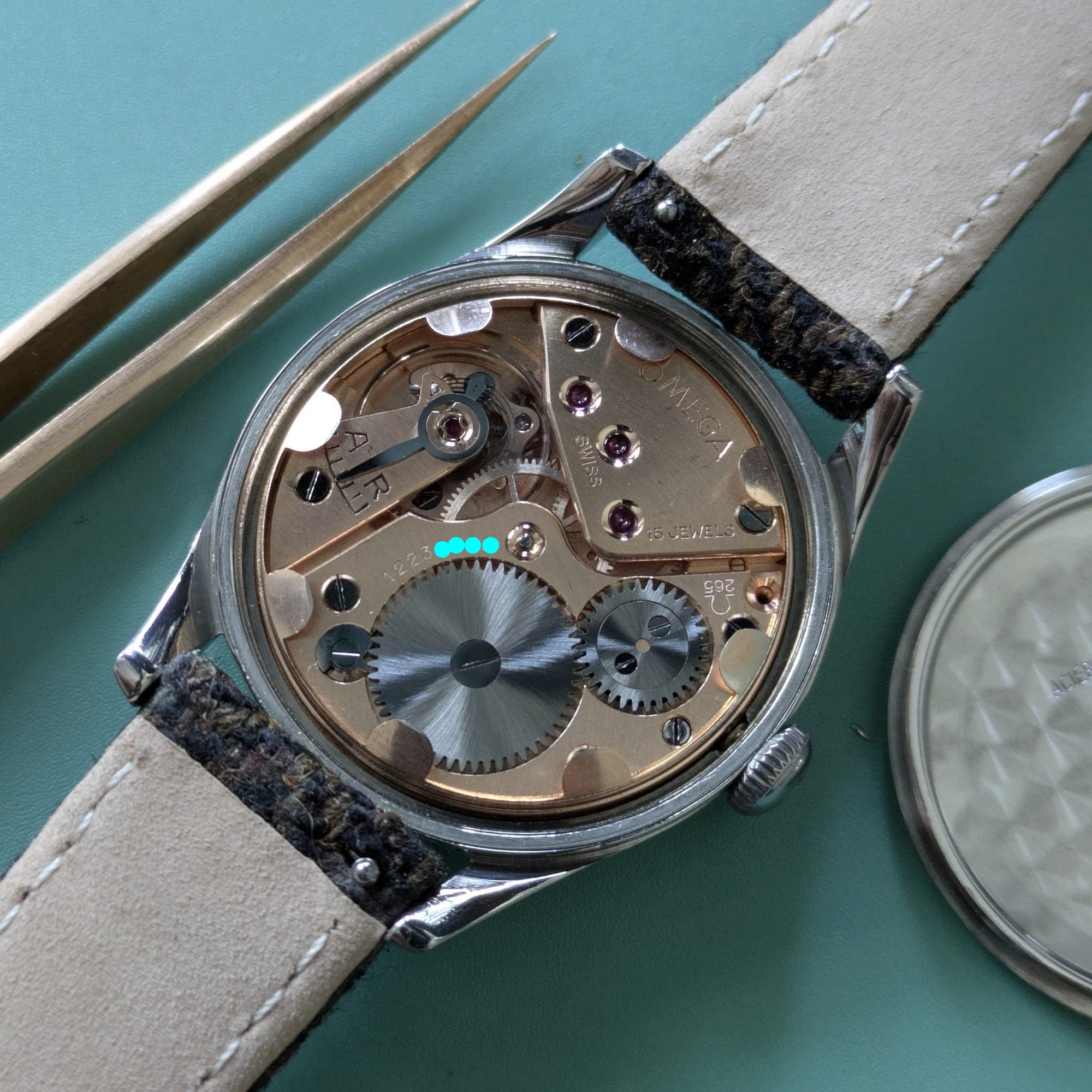 76 Years Old / Omega / Ref 2639-1 / Vintage 1950 Watch / Cal 265 Movement / Serviced vintage watch