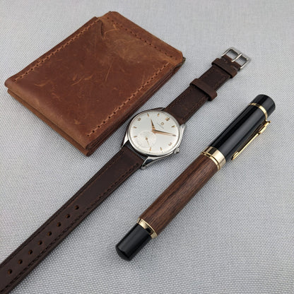 79 Years Old Omega jumbo 38mm / Ref 2505-23 / Vintage 1947 Watch / Cal 30T2 PC Movement / Serviced vintage watch