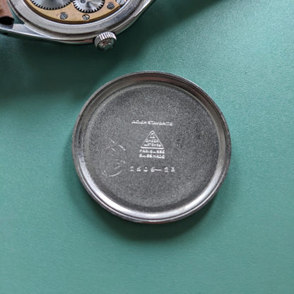 79 Years Old Omega jumbo 38mm / Ref 2505-23 / Vintage 1947 Watch / Cal 30T2 PC Movement / Serviced vintage watch