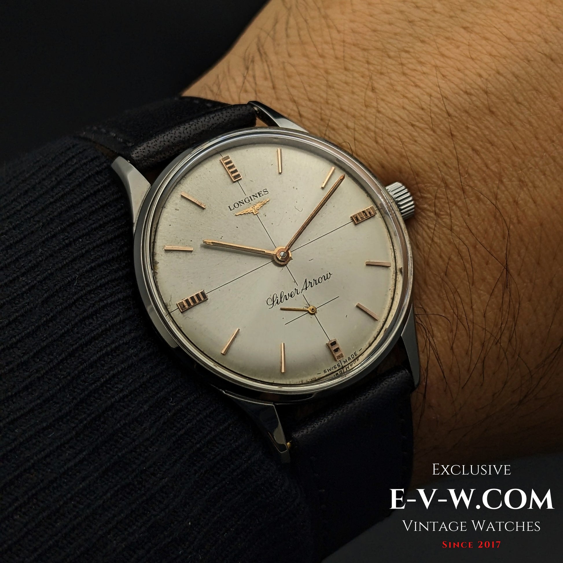 57 Years Old Vintage Longines Silver Arrow / Cal. 30L / Vintage 1967