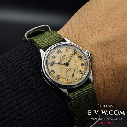 80 Years Old Vintage Tissot Military WWII / Cal. 27 / Vintage 1940's