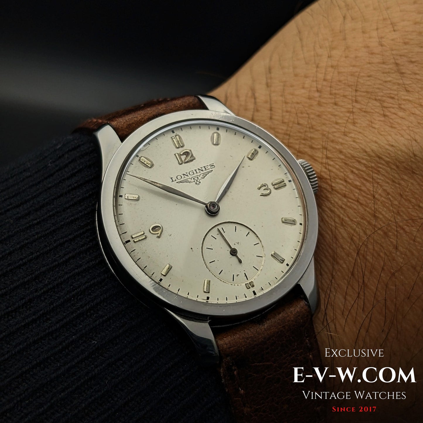 68 Years Old Vintage Longines Classic / Calatrava / Ref. 20760 / Cal. 12.68 Z / Vintage 1956