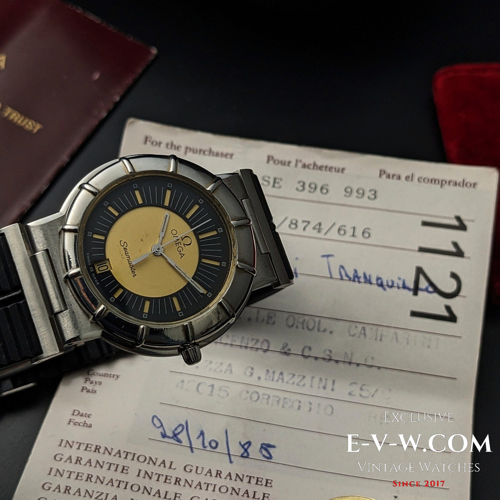 43 Years Old Vintage Omega Seamaster DYNAMIC / Ref. 3960993 / Cal. 1430 / Vintage 1982