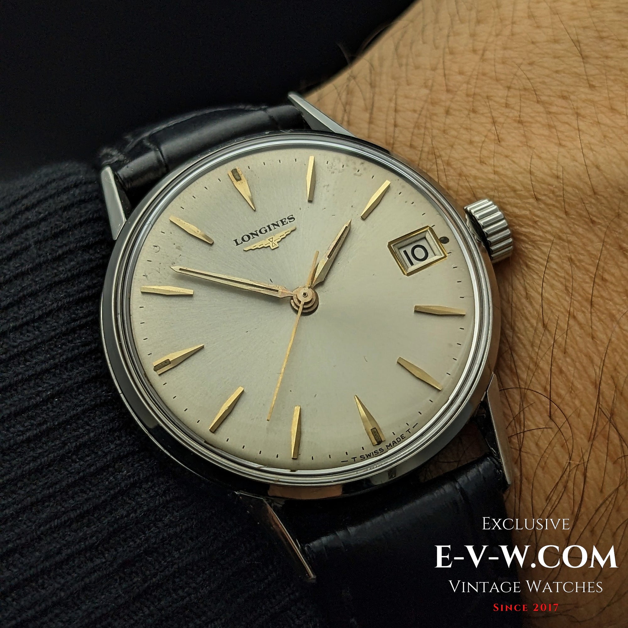 59 Years Old Vintage Longines Sector Dial / Oversize Jumbo 38mm / Ref. 7234 /Cal. 281 / Vintage 1965