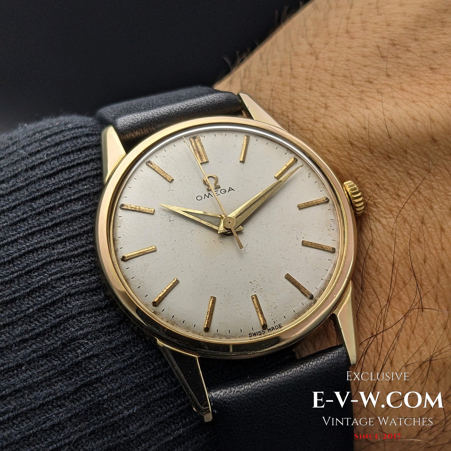 63 Years Old Vintage Omega Gold plated / Ref. 14395 61 SC / Cal. 285 (30T2) / Vintage 1961