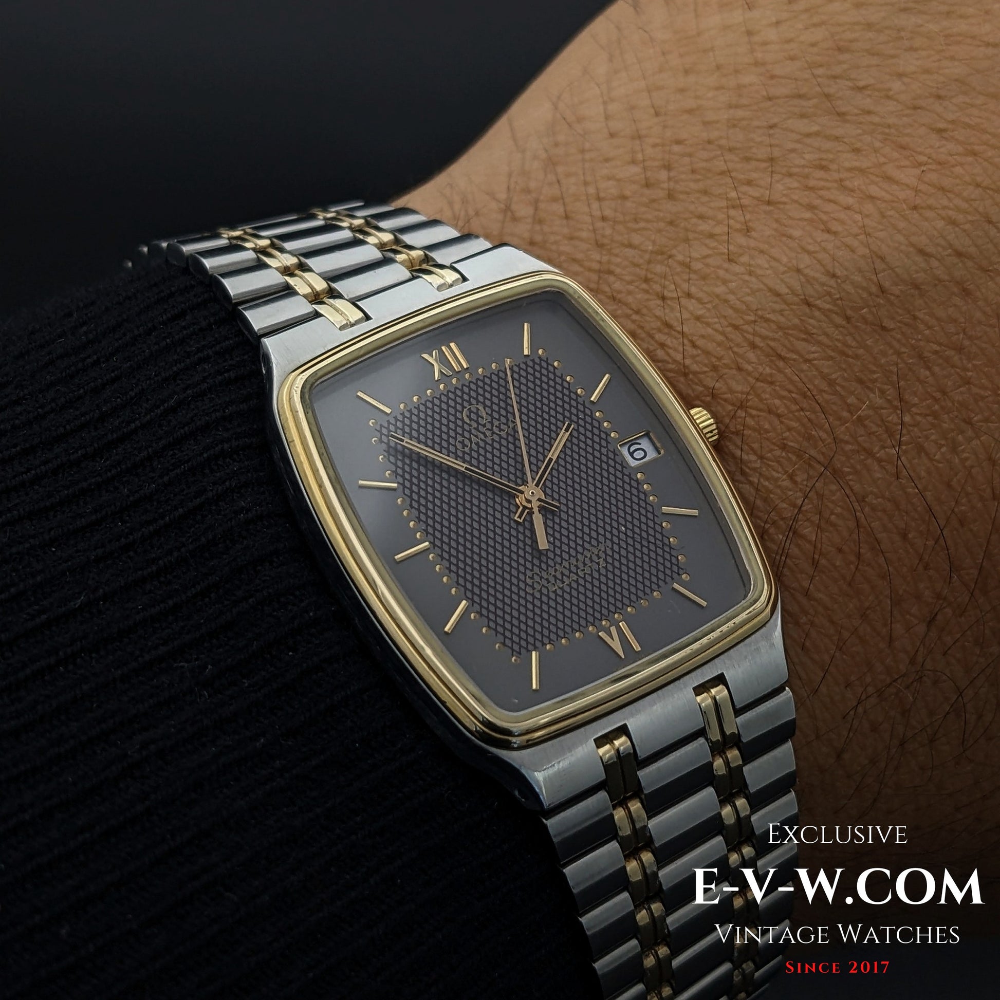 42 Years Old Vintage Omega Seamaster Guilloche-Honeycomb Dial / Ref. 19602391/ Cal1420 /Vintage 1982