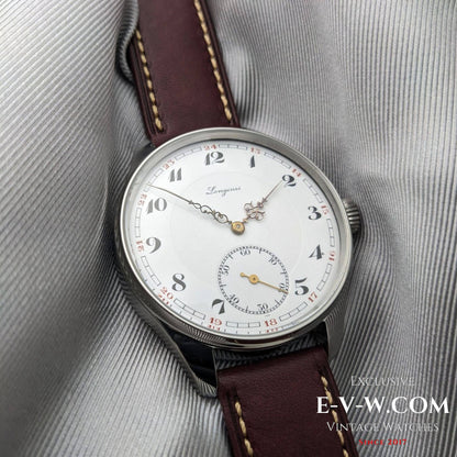 Antique Longines Watch 1908 Enamel Dial  / Serviced