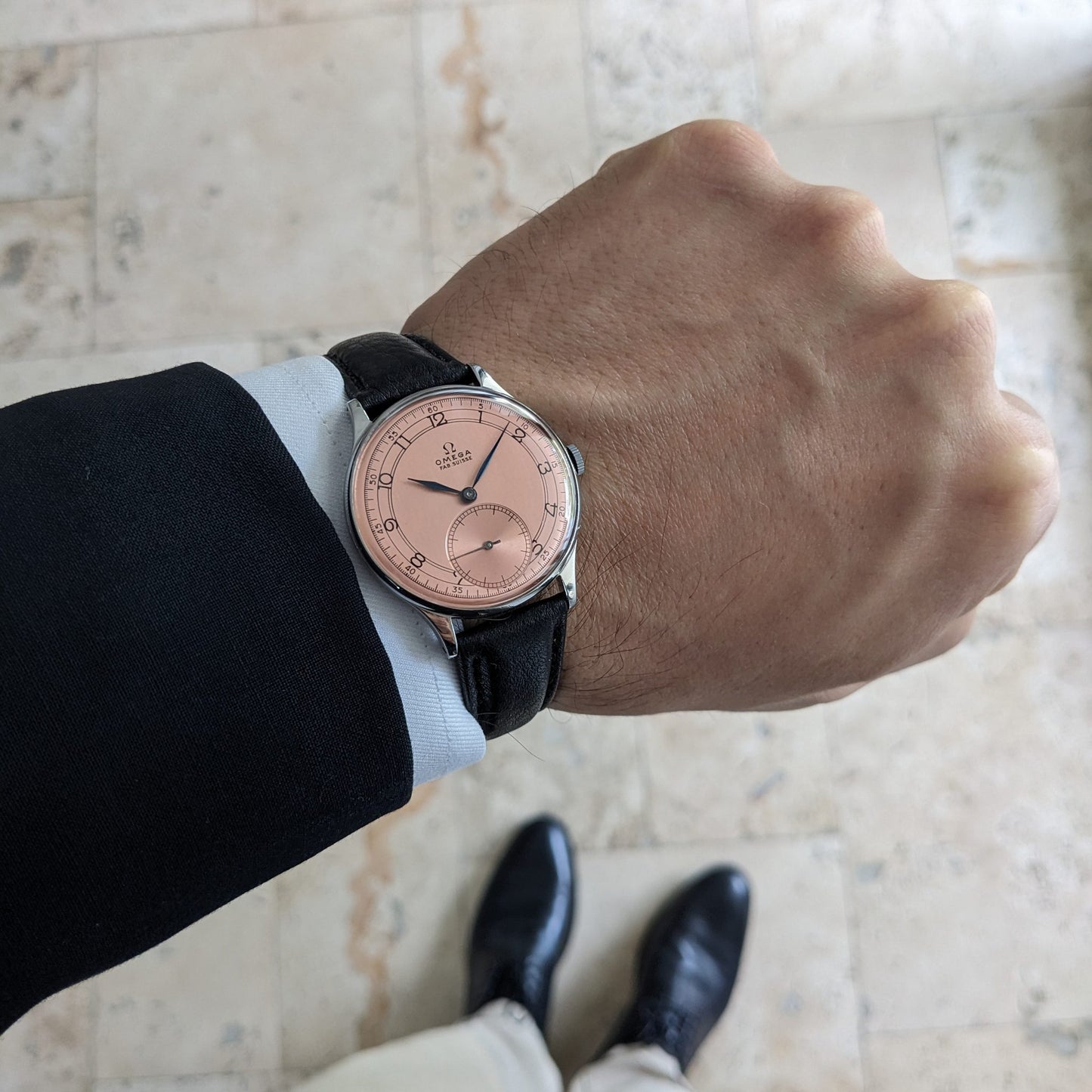 82 Years Old / Omega / Ref 2317 / Vintage 1944 Watch / Cal 30T2 Movement / Serviced vintage watch