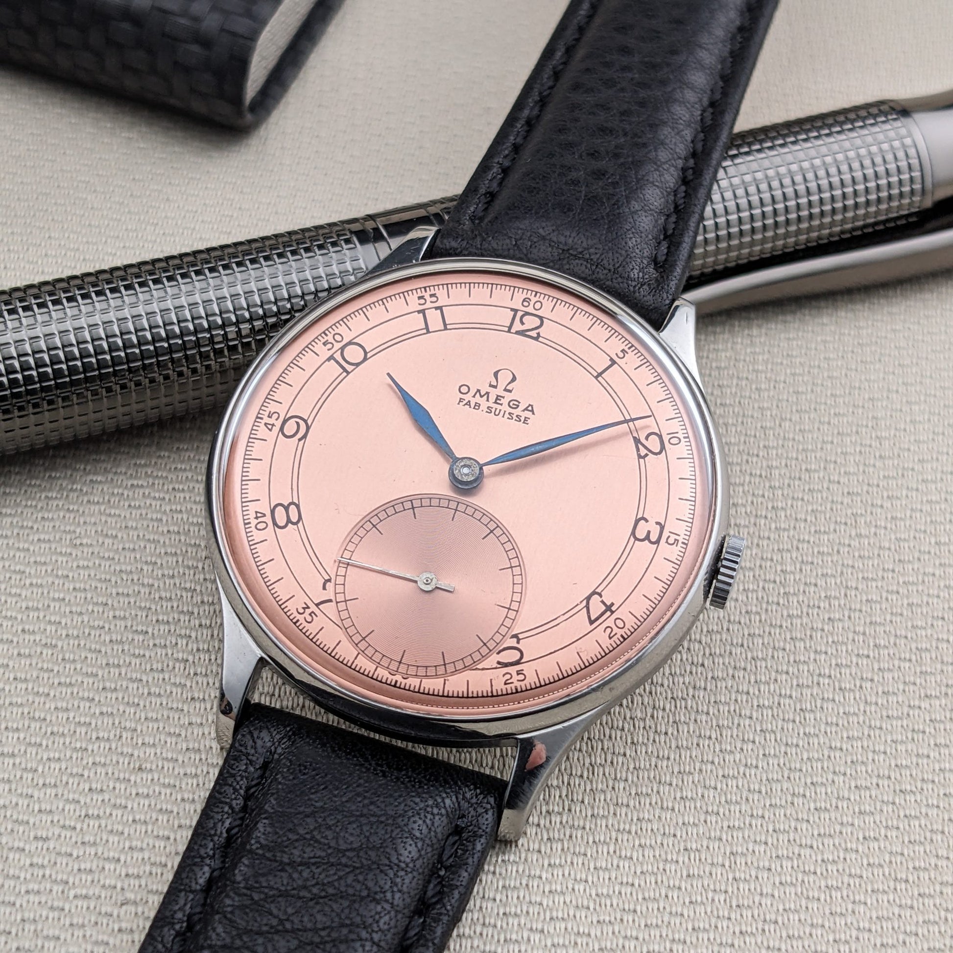 82 Years Old / Omega / Ref 2317 / Vintage 1944 Watch / Cal 30T2 Movement / Serviced vintage watch