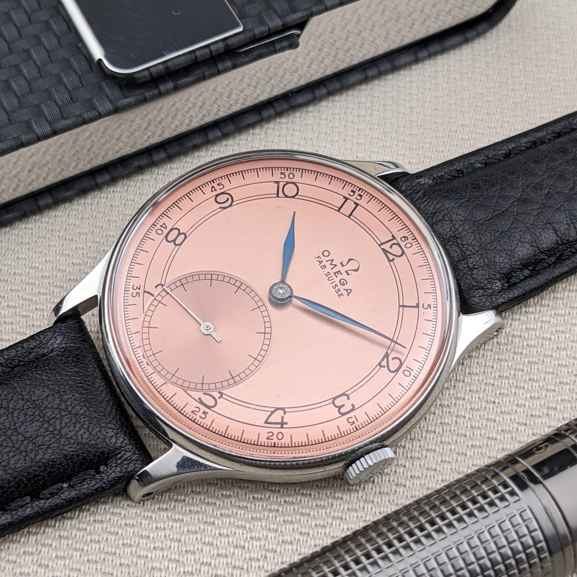 82 Years Old / Omega / Ref 2317 / Vintage 1944 Watch / Cal 30T2 Movement / Serviced vintage watch
